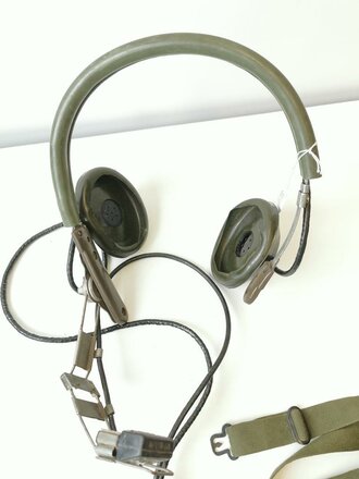 U.S. Korean and Vietnam war used headset, switchboard and...