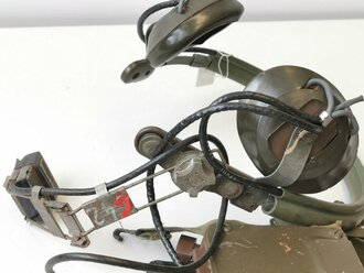 U.S. Korean and Vietnam war used headset, switchboard and plug, function not checked, used set