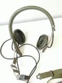 U.S. Korean and Vietnam war used headset, switchboard and plug, function not checked, used set