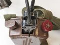 U.S. Korean and Vietnam war used headset, switchboard and plug, function not checked, used set