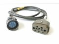 Bundeswehr Kabel für Headset Telemit Typ H 267, gebraucht, Funktion nicht geprüft