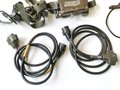 U.S. Lot of  Korean and Vietnam war used headset, switchboard and plugs, function not checked, used pieces, defects