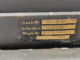 Luftwaffe Umformer U17 Ln26985 für FuG 16. Originallack, Funktion nicht geprüft