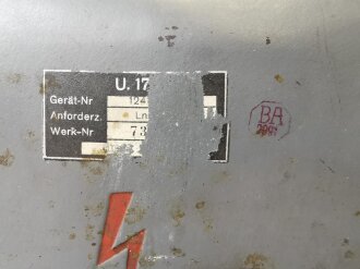 Luftwaffe Umformer U17 Ln26985 für FuG 16. Originallack, Funktion nicht geprüft