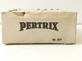 Pertrix Anoden- Batterie , Attrappe aus Resopal/ Pappe, gebraucht