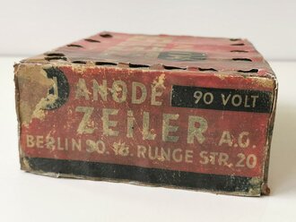 Zeiler Anoden- Batterie , Attrappe, gebraucht