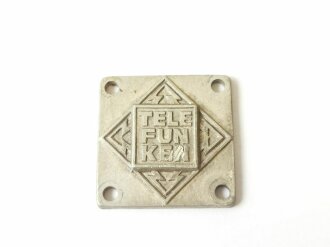 "Telefunken" Typenschild für...