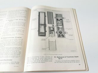 U.S. Radio Set AN/PRC-6 Field manual dated 1952, vgc