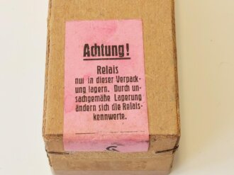 Luftwaffe Relais Trls. 54a, Neuwertig, Originalverpackt, datiert 1944