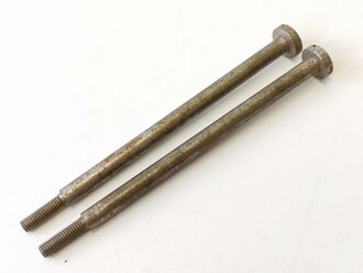 2 Gehäuseschrauben Wehrmacht, Länge je 145mm, Durchmesser 16mm, 7,9mm, 5,9mm