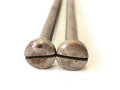 2 Gehäuseschrauben Wehrmacht, Länge je 145mm, Durchmesser 16mm, 7,9mm, 5,9mm
