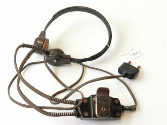 Kehlkopfmikrofon mit Umschalter für Funkgeräte...