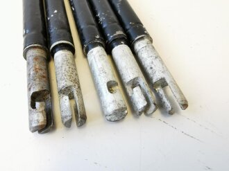 NVA, Russland Antennensegmente 5 Stück, kurze Ausführung...