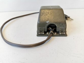 Bundeswehr Morsetaste Bauart Junker, Originallack, Funktion nicht geprüft