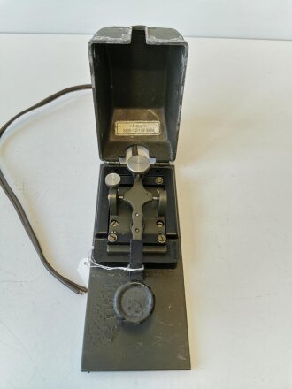 Bundeswehr Morsetaste Bauart Junker, Originallack,...