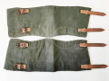 Paar Gamaschen für Angehörige des Heeres, ungetragenes Paar mit Lagerspuren