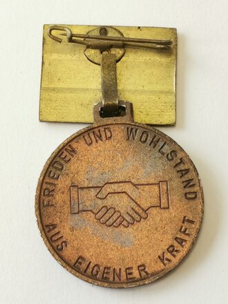DDR Medaille für ausgezeichnete Leistungen mit Jahreszahl 1955