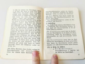 Ausbildungsvorschrift für die politischen Leiter der NSDAP, 79 Seiten, Kleinformat