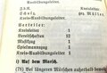 Ausbildungsvorschrift für die politischen Leiter der NSDAP, 79 Seiten, Kleinformat