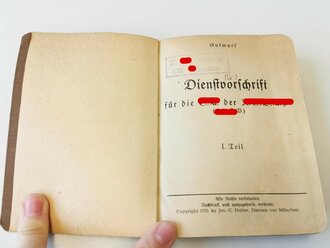 Dienstvorschrift für die SA der NSDAP, 270 Seiten