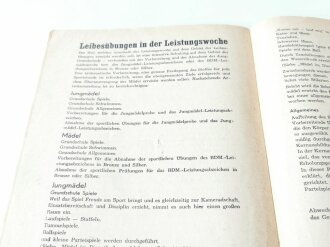 Führerinnen Dienst der Hitler Jugend, Ausgabe BDM Gebiet Baden 21 vom Juli 1942