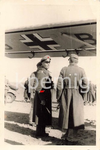 Generalfeldmarschall Rommel. Privatfoto in Afrika unter...
