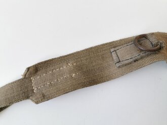 Koppeltragegestell Wehrmacht, zusammengebastelt aus Rucksackriemen und einem österreichischen Endstück eines Y-riemen aus der Nachkriegszeit
