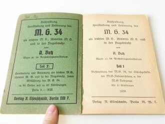 Beschreibung, Handhabung und Bedienung des MG34, Teil 1 mit 76 Seiten