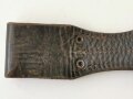 Koppelschuh zum Seitengewehr M84/98 ( für K98 ) der Wehrmacht , spätes Stück mit Hohlnieten und Reichsbetriebsnummer