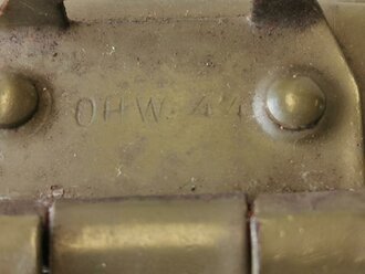 Kochgeschirr Wehrmacht OHW44, zusammengehöriges Stück, Originallack