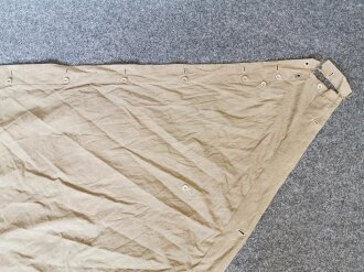 Zeltbahn 31 , Ausführung in graubraun für Reichsarbeitsdienst, stark getragenes Stück