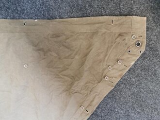 Zeltbahn 31 , Ausführung in graubraun für Reichsarbeitsdienst, stark getragenes Stück