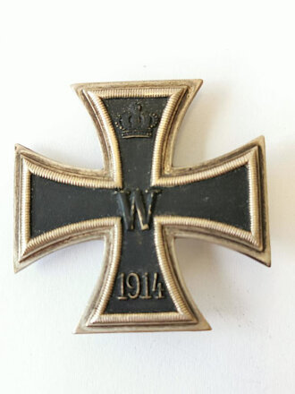 Eisernes Kreuz 1.Klasse 1914, einteilig, magnetisch, wohl Deumer Fertigung