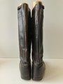Paar Stiefel für Offiziere der Wehrmacht, Feines Leder, guter ZUstand, Sohlenlänge 29cm