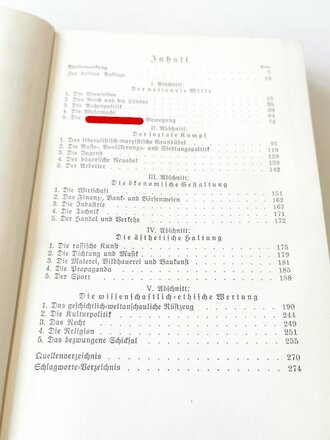 "Hitlers wollen" Nach Kernsätzen aus seinen Schriften und Reden,  von  Werner Siebarth. Widmung mit eigenhändiger Unterschrift des Führer der 79,SS Standarte von 1938