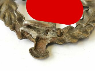 SA Sportabzeichen in Bronze, Hersteller Fechler Bernsbach, Eigentum der obersten SA Führung, Gegenhaken alt nachverlötet