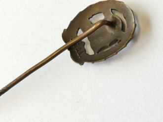 Deutsches Reichssportabzeichen DRL in bronze, Miniatur 16mm