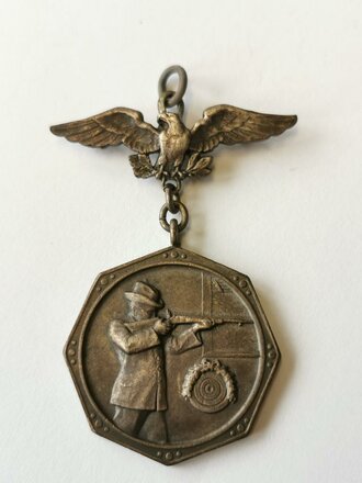 Jagd- Schützenwesen, Tragbare Medaille datiert 1932, Durchmesser 34mm