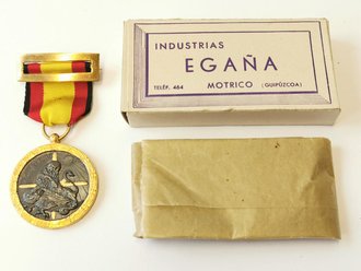 Medaille "Medalla de la Campana". Spanische Auszeichnungen die im Bürgerkrieg an die Deutschen Legion Condor Kämpfer verliehen wurde. Neuwertiges Stück in der originalen Umverpackung
