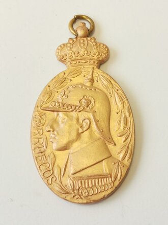Spanien , Abzeichen Reinado Don Alfonso XIII aus Leichtmetall