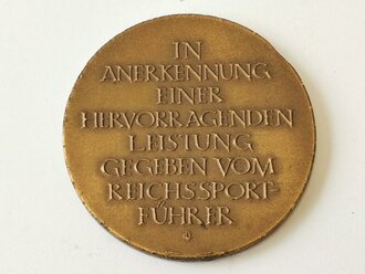 Nicht tragbare Medaille des Reichssportführer von...