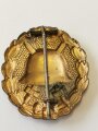 1.Weltkrieg, Verwundetenabzeichen gold. Magnetisches Stück
