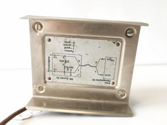 SB Zusatz 33 für den Feldfernsprecher 33. Funktion nicht geprüft, datiert 1937