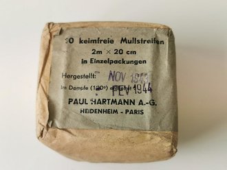 "10 keimfreie Mullstreifen" Wehrmacht datiert 1943