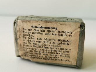 "10 keimfreie Mullstreifen" Wehrmacht datiert 1944