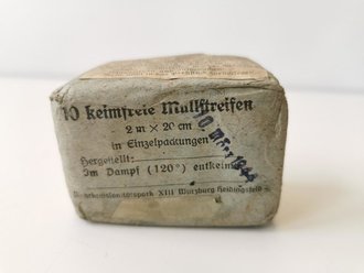 "10 keimfreie Mullstreifen" Wehrmacht datiert 1944