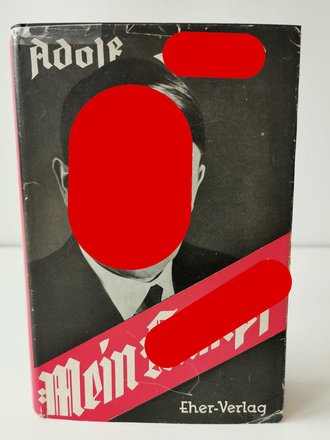 Adolf Hitler "Mein Kampf" Blaue Ganzleinenausgabe  von 1934 im Schutzumschlag