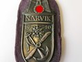 Narvik Armschild Luftwaffe, Cupal mit rückseitiger Stoffabdeckung