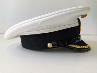 Bundesmarine Schirmmütze für einen Offizier, Kopfgrösse 58