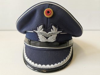 Bundeswehr, Schirmmütze für Offiziere der Luftwaffe, Kopfgrösse 59, neuwertiger Zustand
